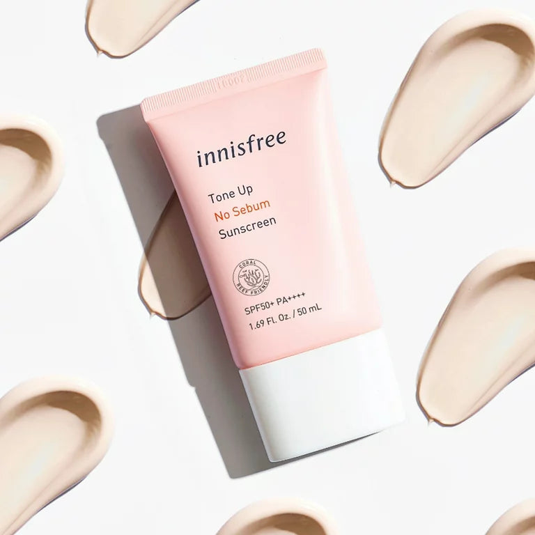 [Innisfree] Tone Up No Sebum Sunscreen SPF50+ PA++++ 50ml