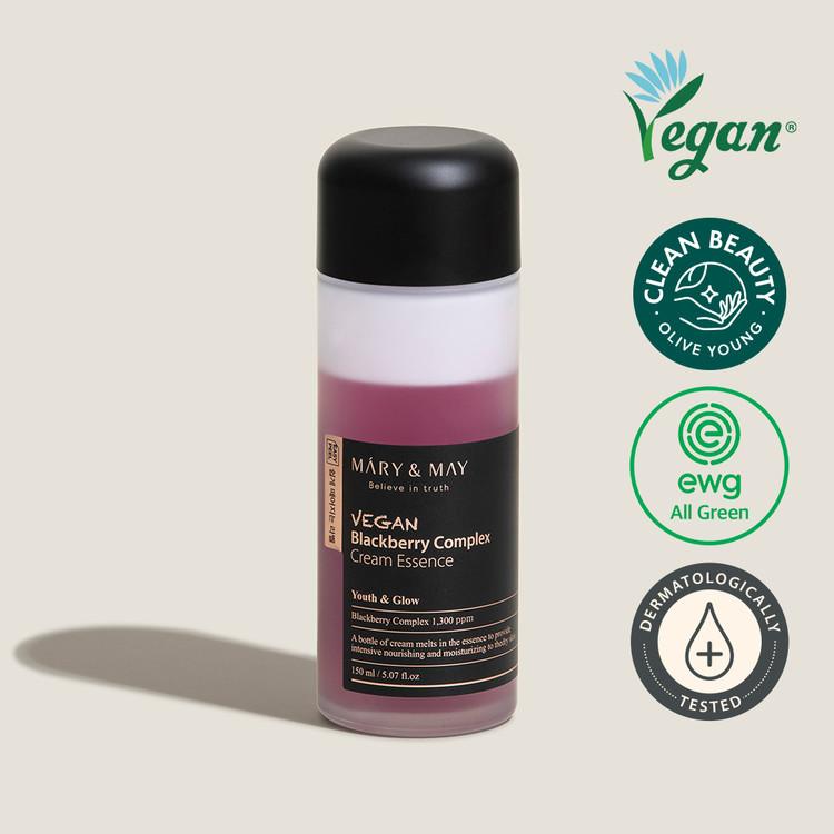 [MARY&MAY] Vegan Blackberry Complex Cream Essence -140ml